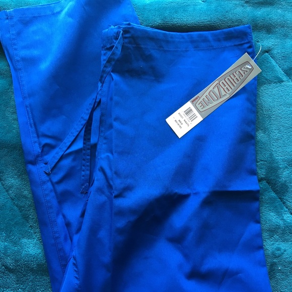 Scrubzone blue medium scrubs bottoms BRAND NEW - Picture 4 of 4